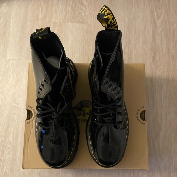 Dr. Martens Black Jadon Boots 7.5W - Picture 4 of 4
